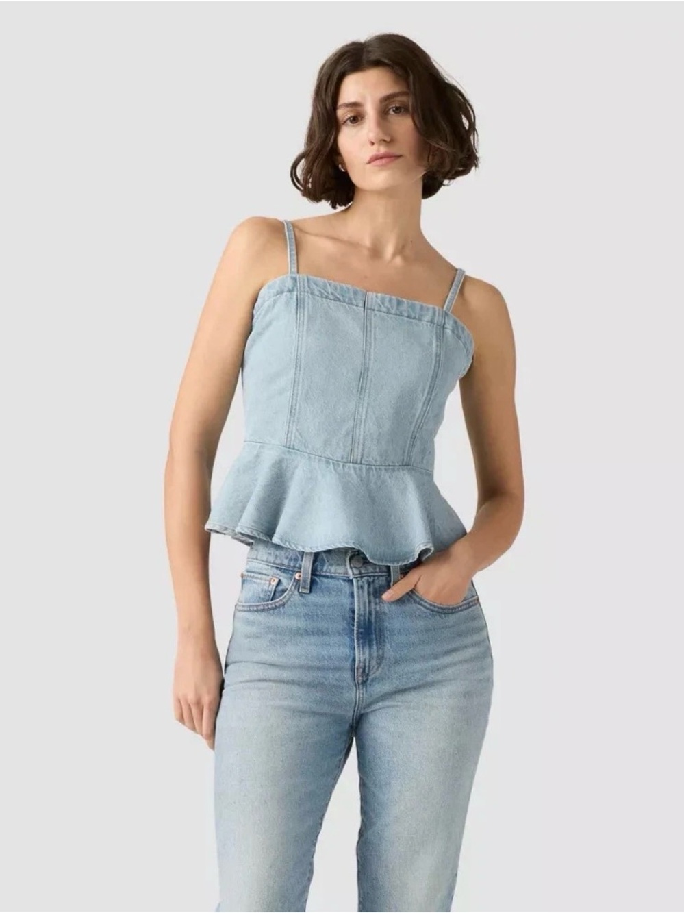 Levi Anderson Flounce Tank Top